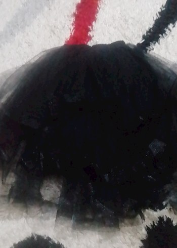 Kız Çocuk Siyah Fırfırlı Gotik Etek