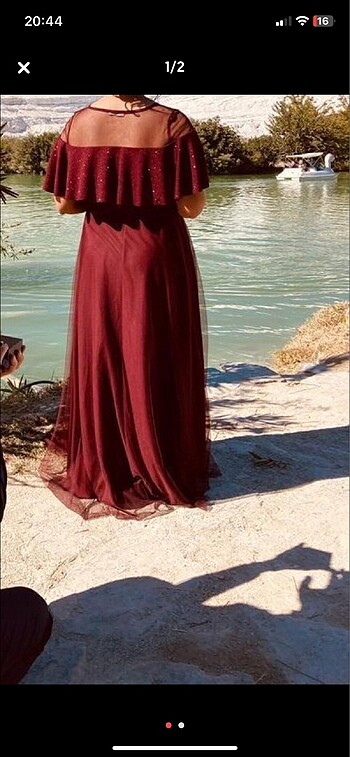 Diğer Bordo abiye