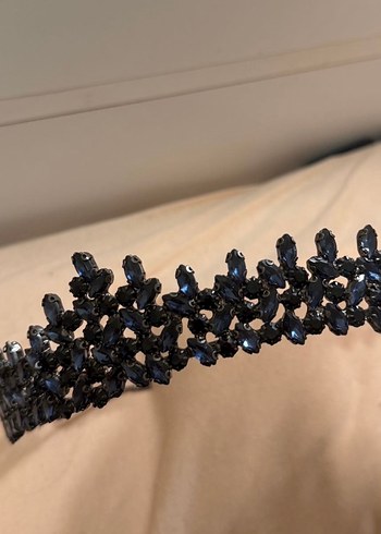 Lacivert taşlı taç - Görsel 2