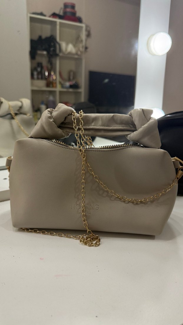 Bej & Siyah Çanta Seti - Görsel 2