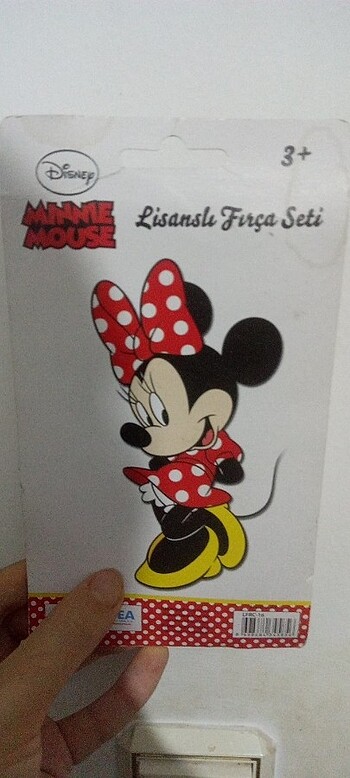 Walt Disney World Minnie mouse figürlü çocuk tarağı 2'li