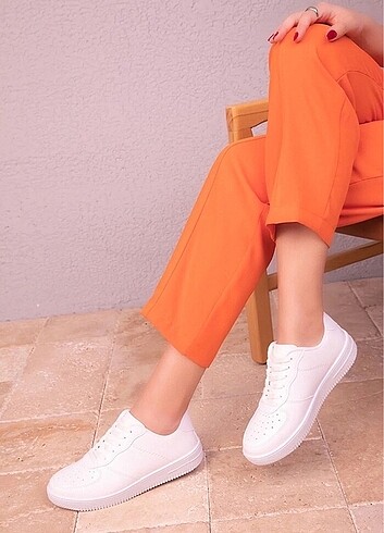 Kadın Sneaker Spor Ayakkabı - Beyaz 37