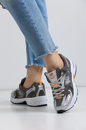 New Balance 530 Gri-Oranj - No 40