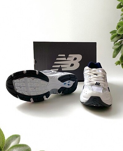 36 Beden beyaz Renk New Balance 530 Beyaz - Lacivert No 36