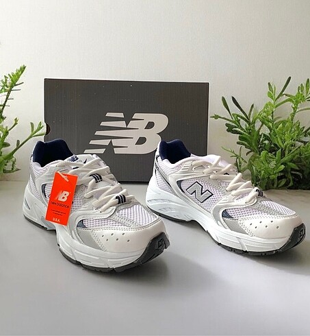 38 Beden New Balance 530 Beyaz - Lacivert No 38