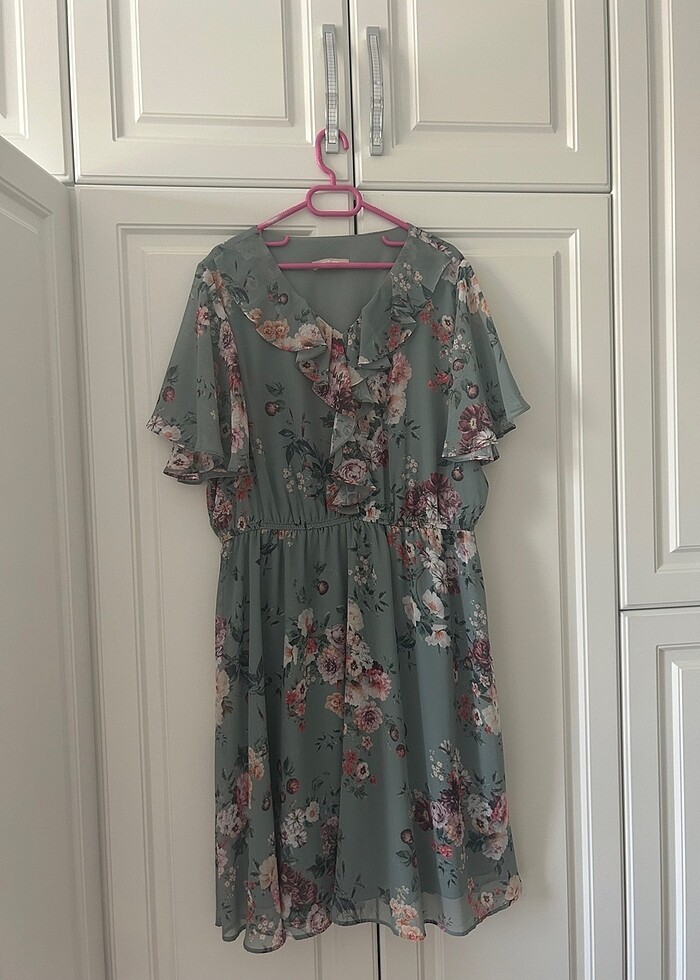 Şifon elbise - Görsel 4