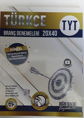 TYT Türkçe Branş Denemeleri 20x40 Güncel BILGI SARMAL