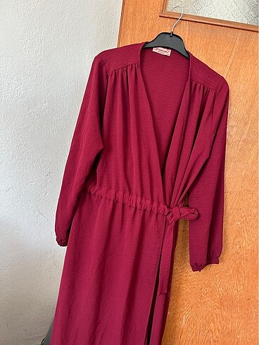 Tesettür bağlamalı kimono - Görsel 2