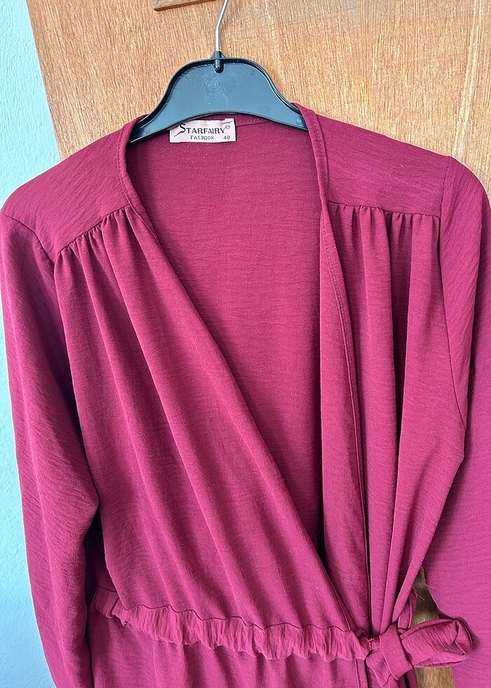 Tesettür bağlamalı kimono - Görsel 3