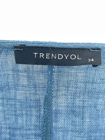 34 Beden mavi Renk Trendyol & Milla Kısa Elbise %70 İndirimli.