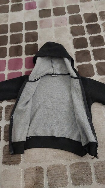 Kapişonlu çocuk hırka - Görsel 8