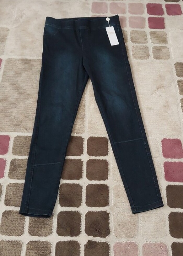 Etiketli yeni bayan kot pantolon - Görsel 2