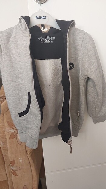 Kapişonlu fermuarlı  sweatshirt - Görsel 2