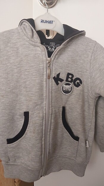 Kapişonlu fermuarlı  sweatshirt - Görsel 5