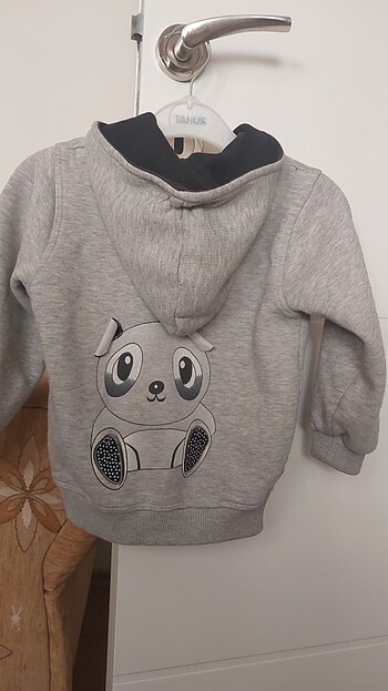 Kapişonlu fermuarlı  sweatshirt - Görsel 7