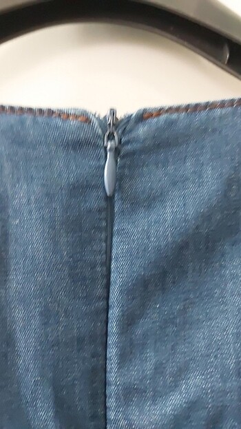 Etiketli yeni yumuşak kot elbise - Görsel 14