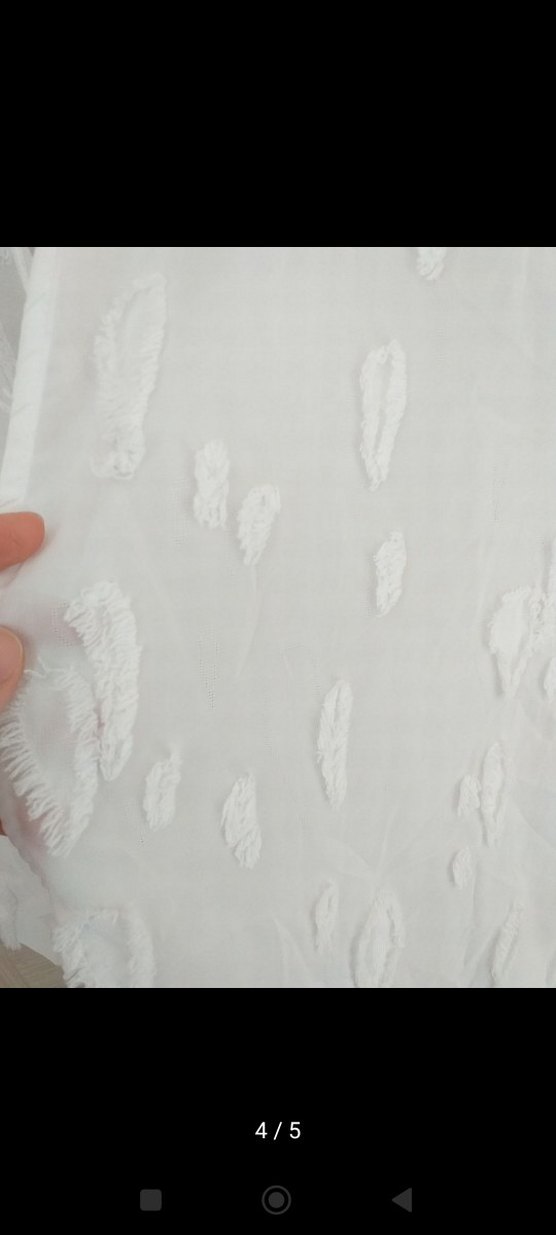 Kadın Beyaz uzun pareo - Görsel 4