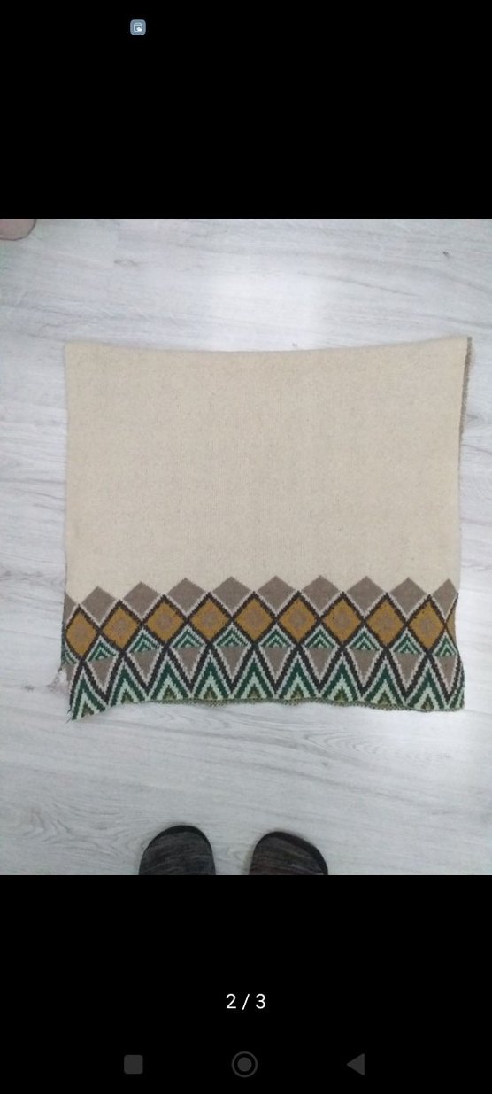 PENTİ Etnik Desenli Kadın  Panço - Görsel 2