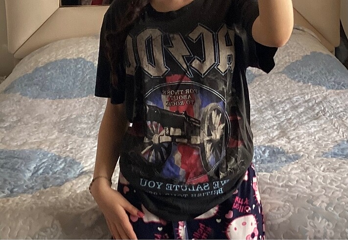 ACDC oversize Tişört