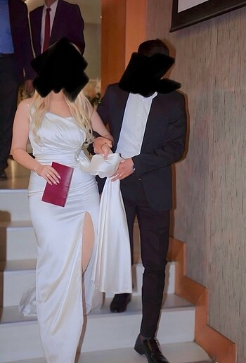 Beyaz abiye