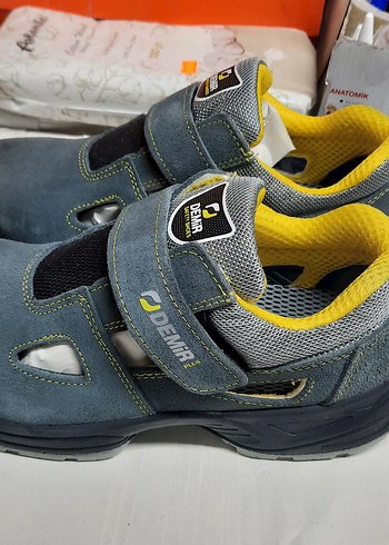 Gri Erkek Outdoor Spor Ayakkabı Velcro - Görsel 4