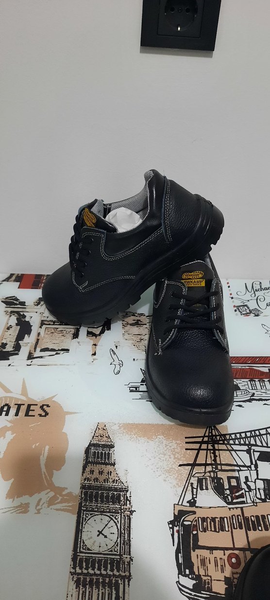 Siyah Yılan Desenli Bağcıklı Erkek Outdoor Ayakkabı - Görsel 3