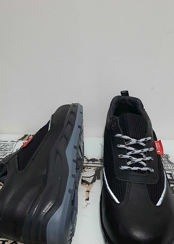 Siyah Bağcıklı Erkek Outdoor Spor Ayakkabı - Görsel 7