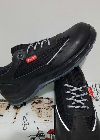 Siyah Bağcıklı Erkek Outdoor Spor Ayakkabı - Görsel 3