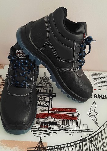 Siyah Erkek Biker Spor Ayakkabı - Görsel 15