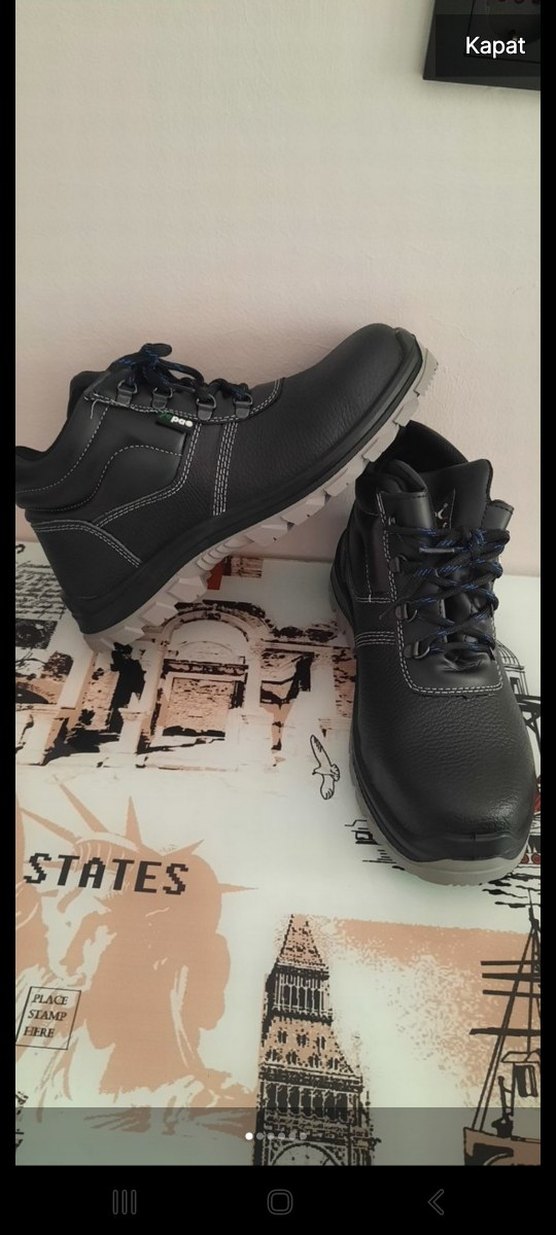 Siyah Erkek Biker Spor Ayakkabı - Görsel 5