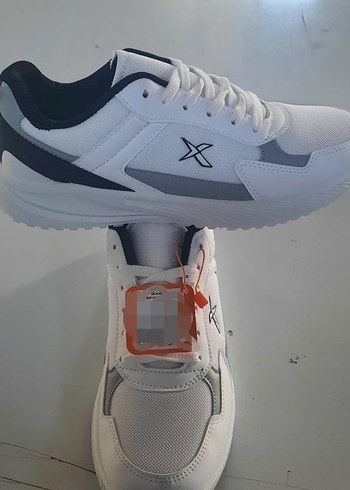 37 Beden beyaz Renk Erkek Gri Beyaz Spor Ayakkabı Velcro