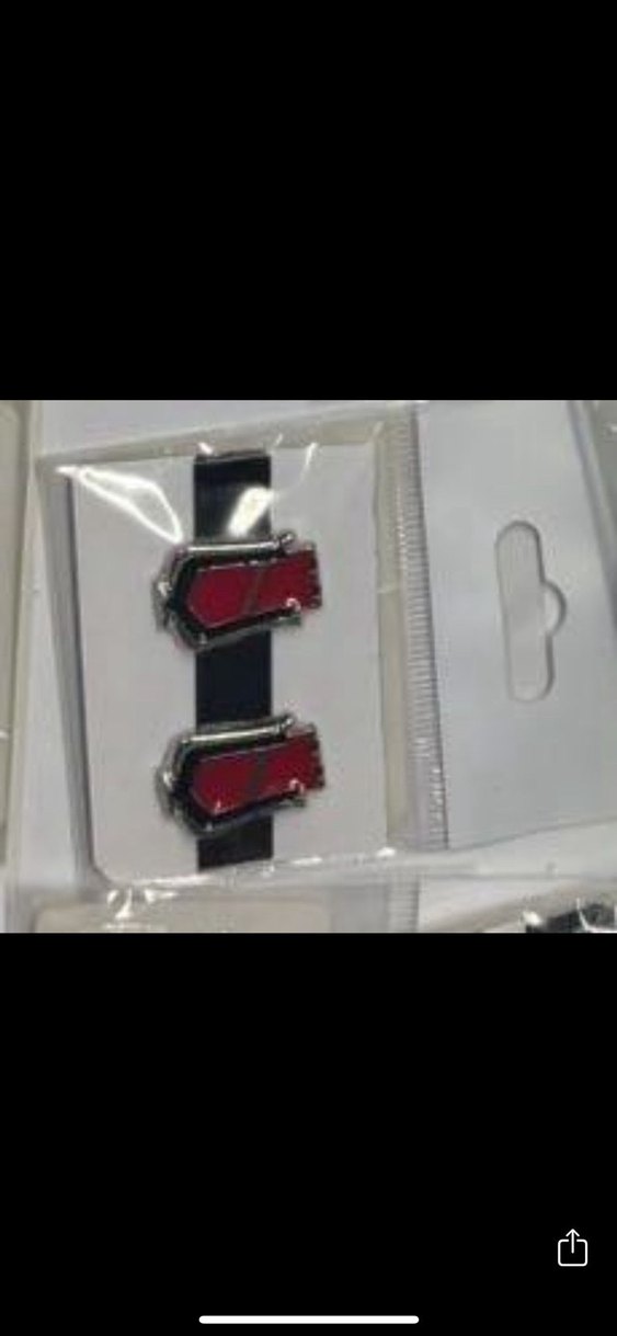 Siyah Gotik Erkek Rozeti - Görsel 3