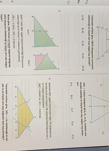 Beden Renk Paraf yayınları mor geometri soru kütüphanesi