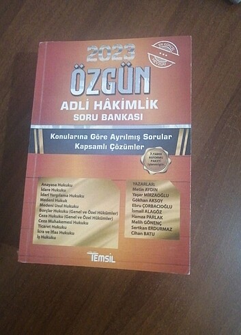 Hakimlik özgün soru bankası