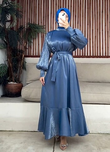 indigo elbise