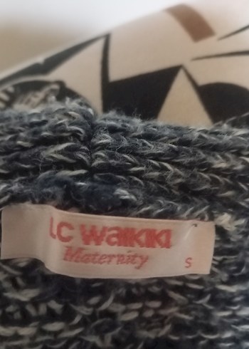 Gri Uzun Örgü Kadın Hırka - Görsel 5