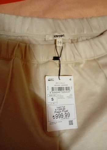 krem rengi oyşho Kumaş Pantolon - Görsel 5