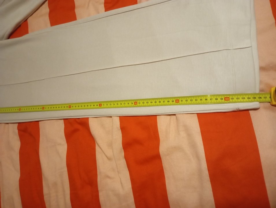 krem rengi oyşho Kumaş Pantolon - Görsel 3