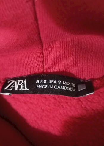 Koyu Kırmızı Yüksek Yaka Kadın Sweatshirt - Görsel 6