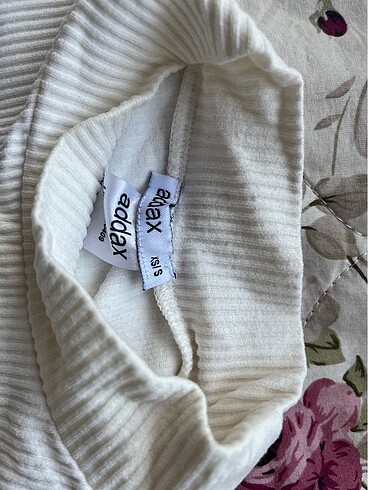 xs Beden beyaz Renk Addax crop bluz