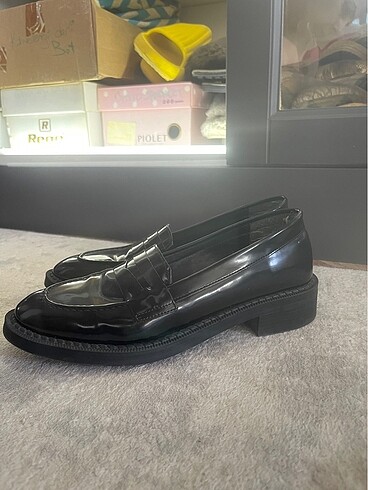 38 Beden siyah Renk Loafer Ayakkabı