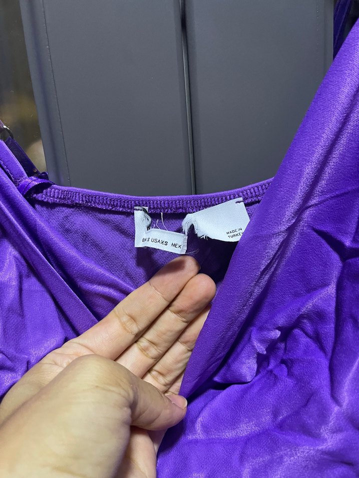 Bershka saten elbise - Görsel 2