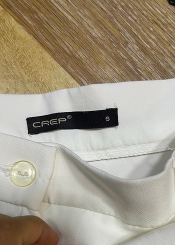 Beyaz Kumaş Pantolon - Görsel 4