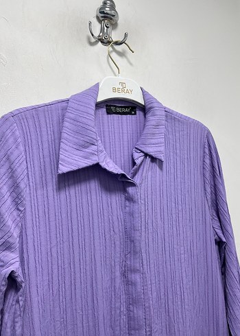 Mor Piliseli Uzun  Elbise - Görsel 2