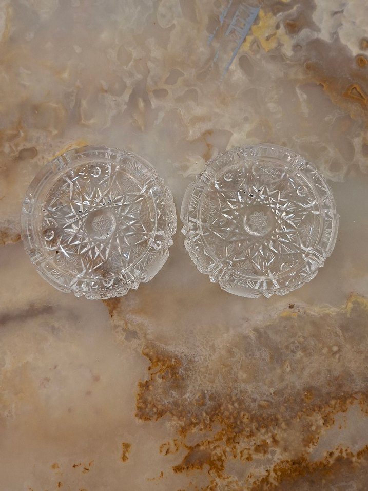 2 adet kristal Cam küllük - Görsel 2