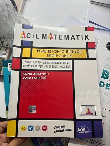 acil yayınları permütasyon kombinasyon binom olasılık fasikülü
