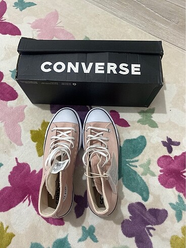 Orijinal Converse All Star Pembe