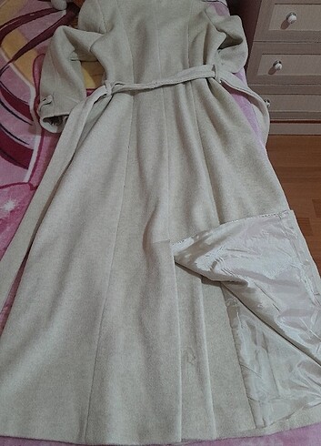 Kalın kaşmir kaban - Görsel 8