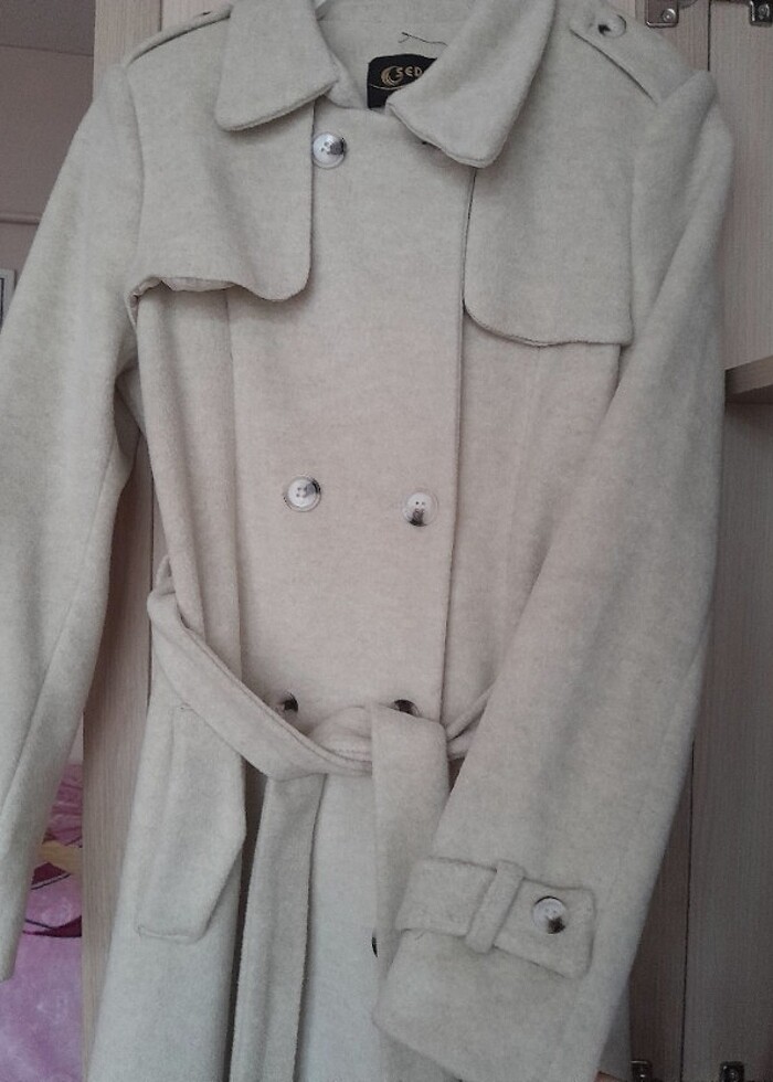 Kalın kaşmir kaban - Görsel 3