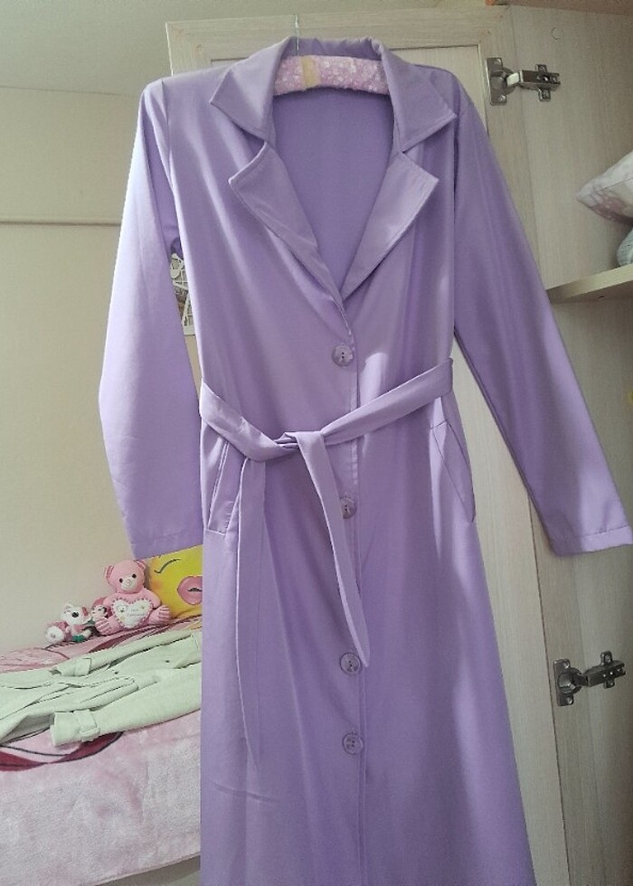 Kuşaklı Trençkot - Görsel 3